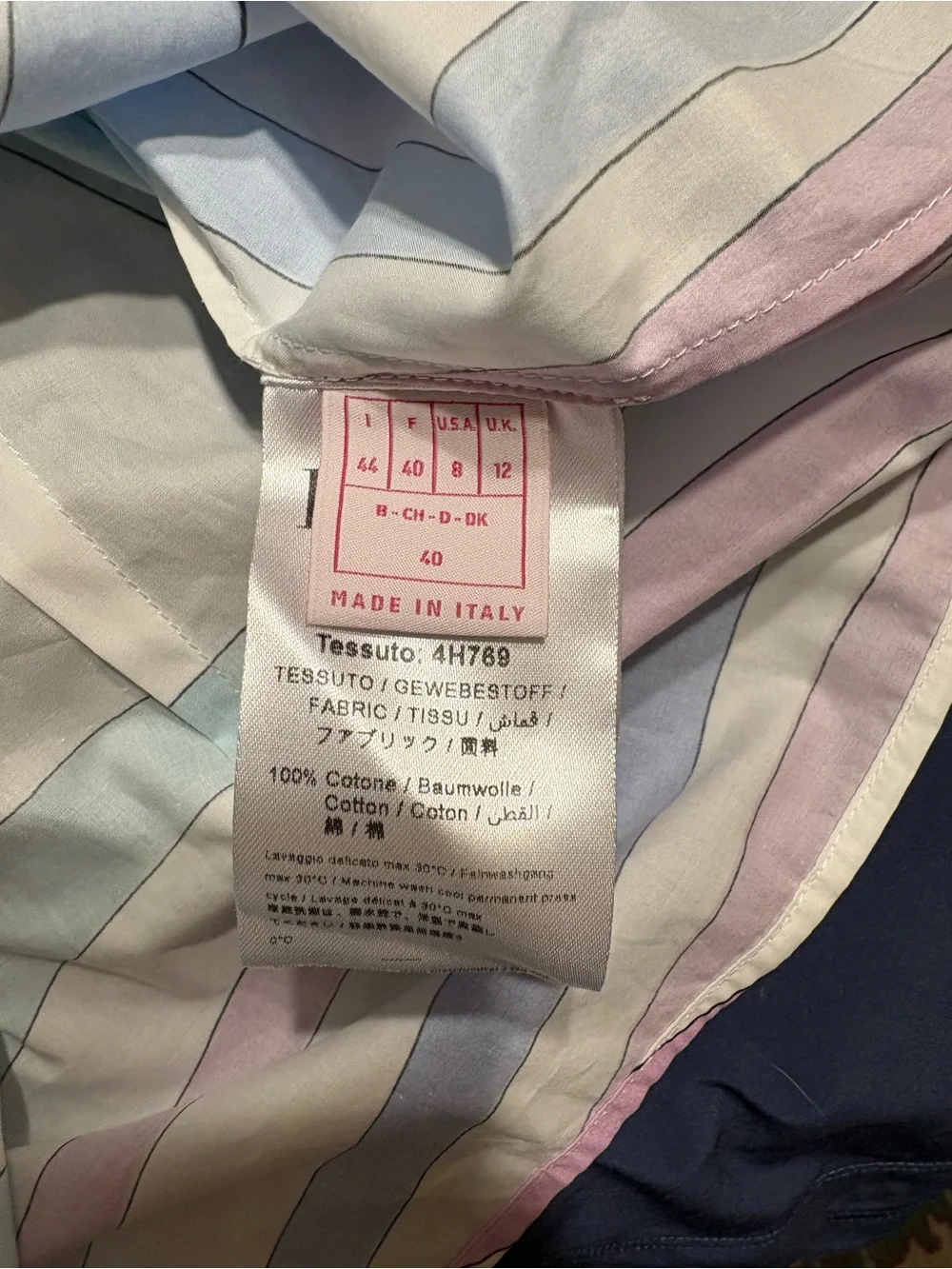 Emilio Pucci Pastel Marmo-print sleeveless shirt -Size 40 - Picture 4 of 5